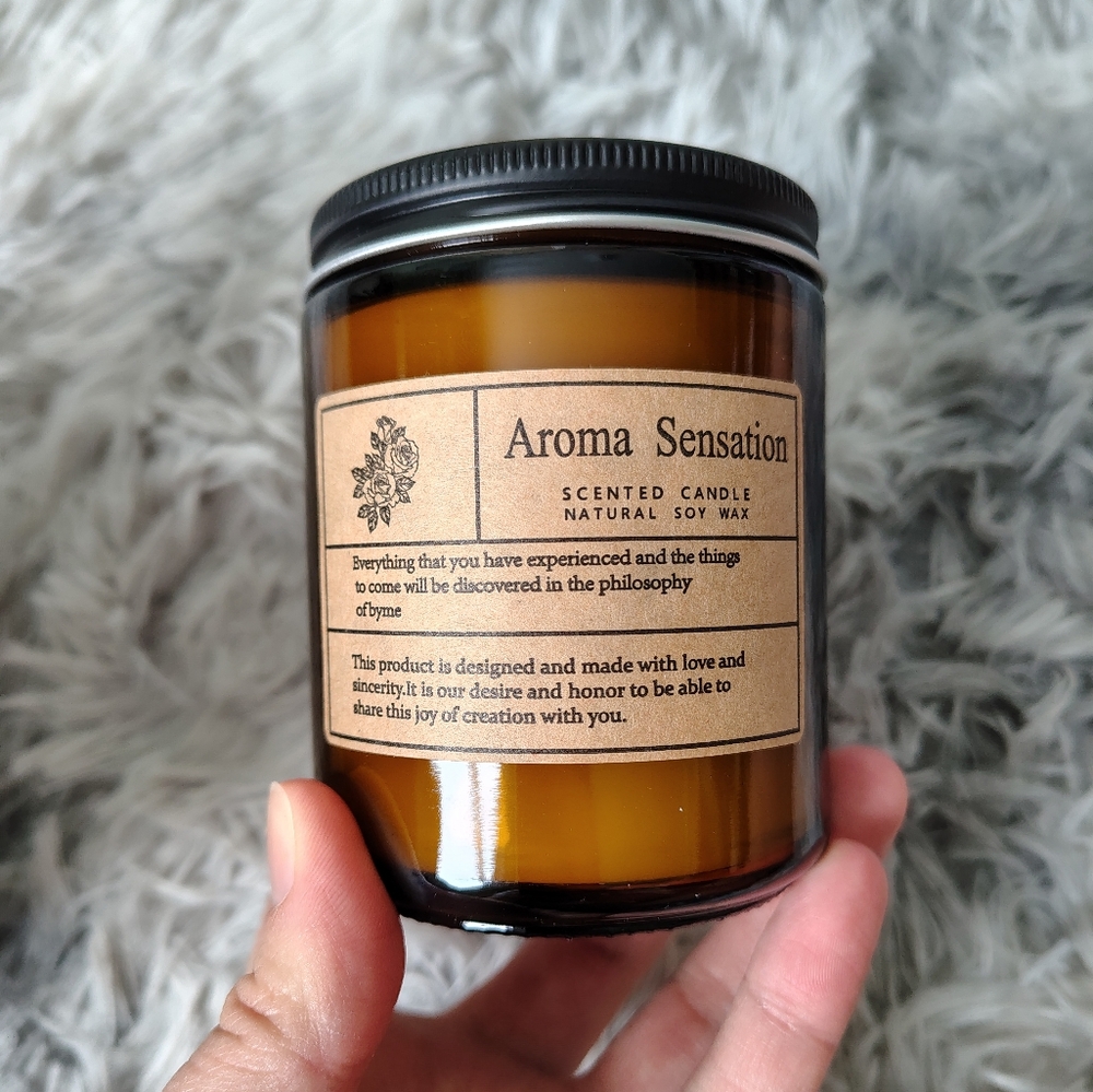 *Like New* ARCASA Aroma Sensations Sandalwood Rose Natural Soy Wax Candle